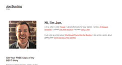Desktop Screenshot of joebunting.com